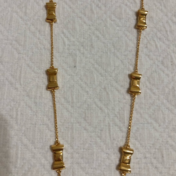 Kate Spade Gold Bow Necklace - Picture 10 of 11